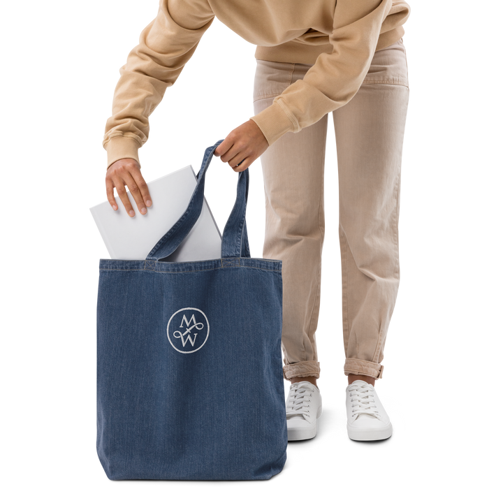 MW biologische denim stoffen tas