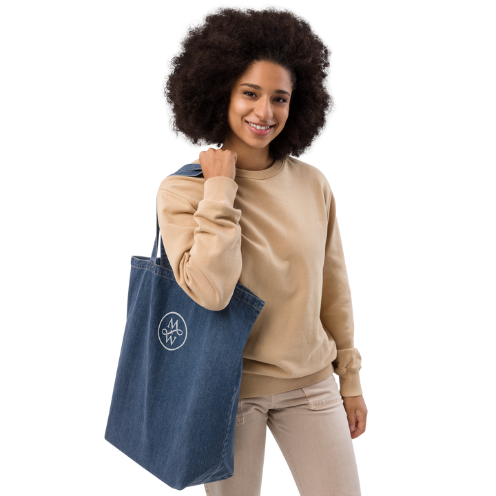 MW biologische denim stoffen tas