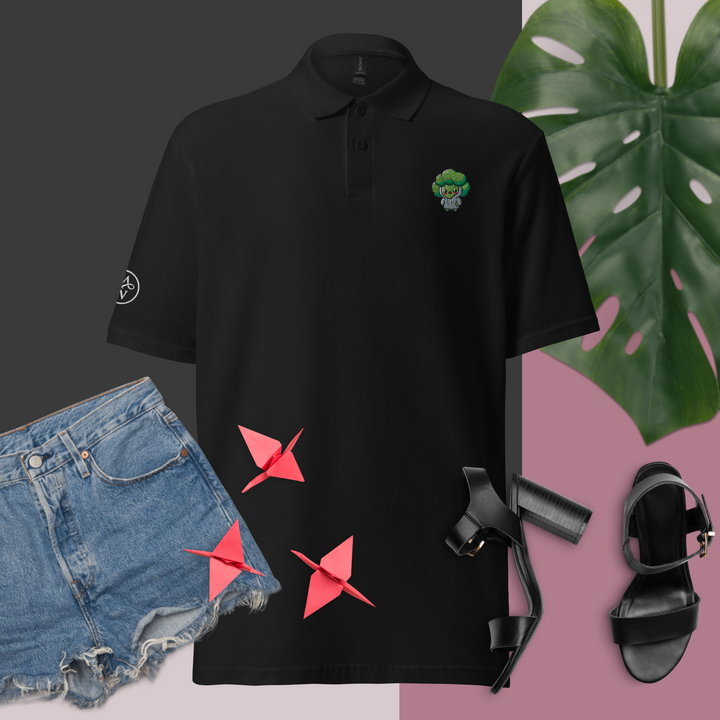 TheVeggieClub Polo Basic Piqué Dames - Broccoli B01