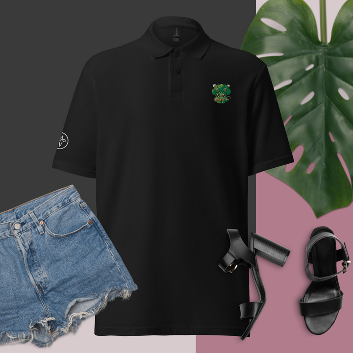 TheVeggieClub Polo Basic Piqué Dames- Broccoli B18