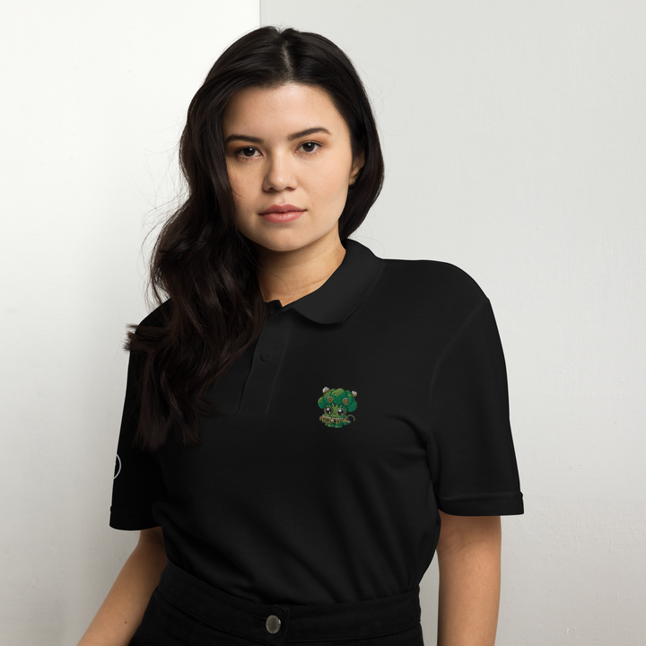 TheVeggieClub Polo Basic Piqué Dames- Broccoli B18