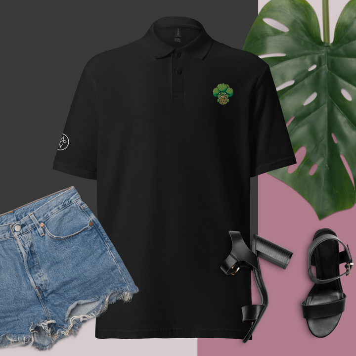 TheVeggieClub Polo Basic Piqué Dames - Broccoli B26
