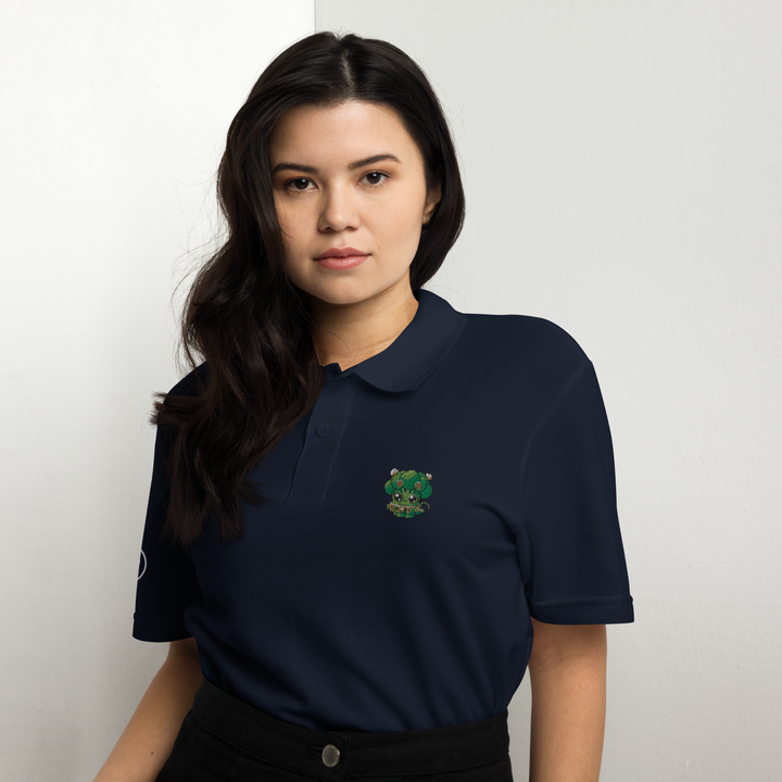 TheVeggieClub Polo Basic Piqué Dames- Broccoli B18