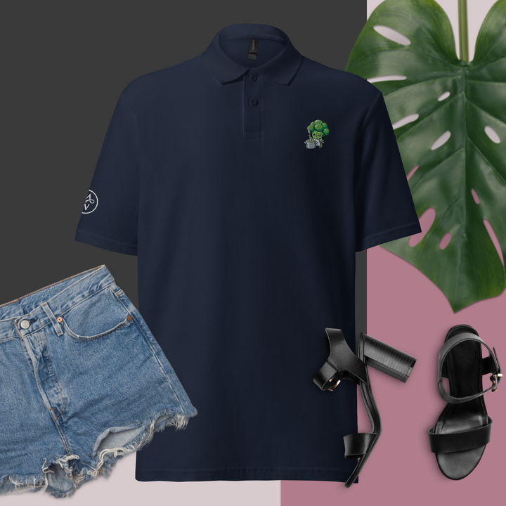 TheVeggieClub Polo Basic Piqué Dames- Broccoli B32