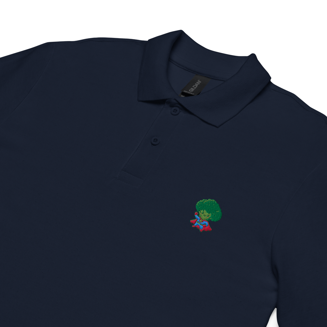 TheVeggieClub Polo Basic Piqué Dames- Broccoli B02
