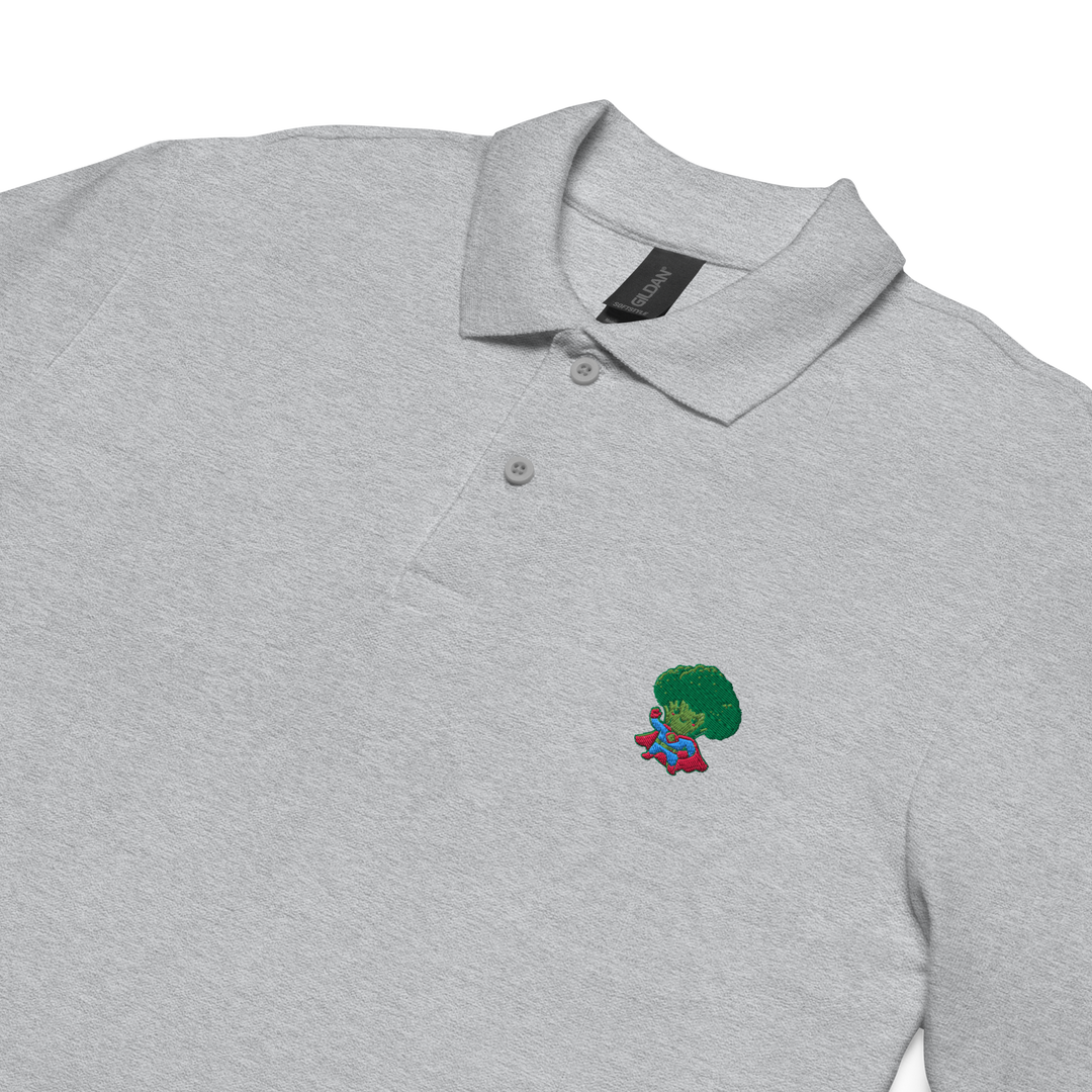 TheVeggieClub Polo Basic Piqué Dames- Broccoli B02
