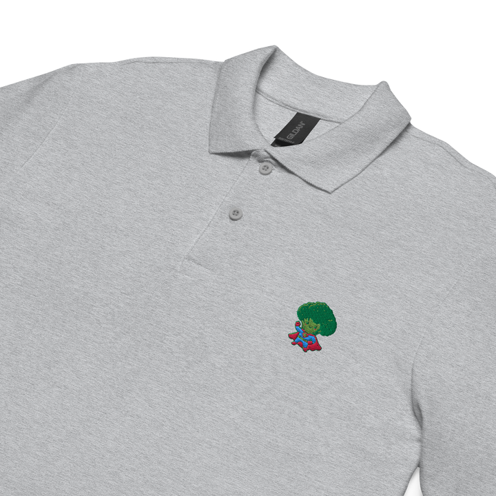 TheVeggieClub Polo Basic Piqué Dames- Broccoli B02