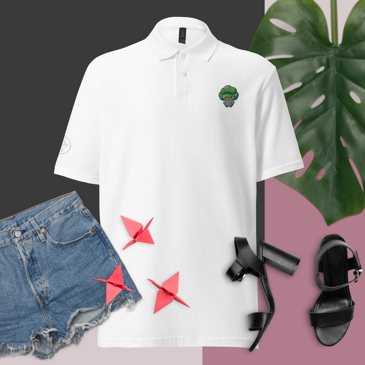 TheVeggieClub Polo Basic Piqué Dames - Broccoli B01