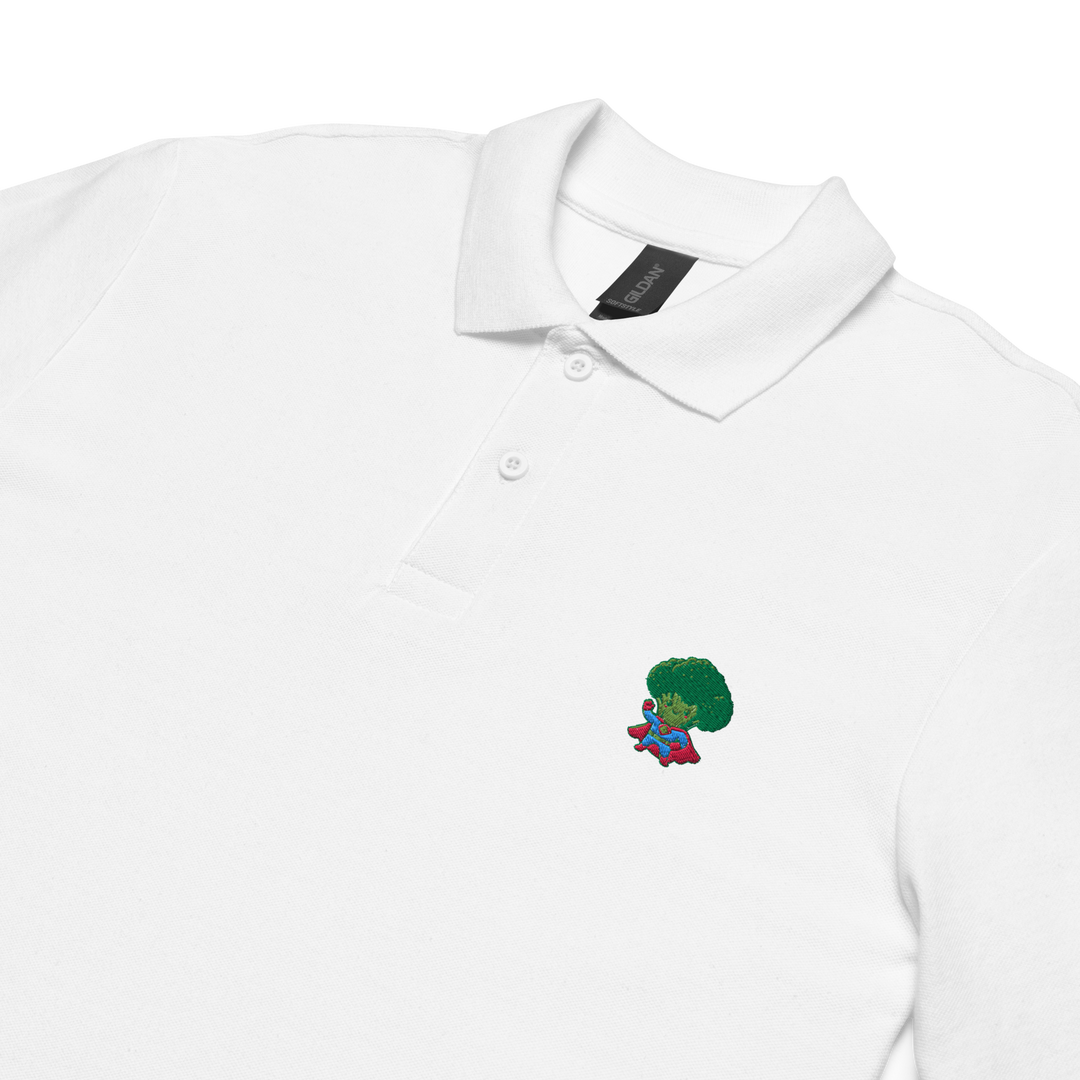 TheVeggieClub Polo Basic Piqué Dames- Broccoli B02